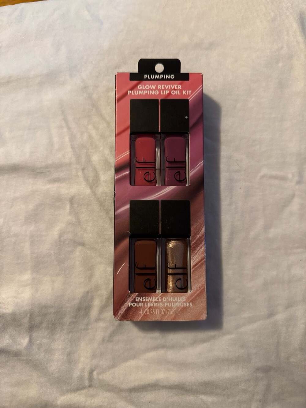 e.l.f. Glow Reviver Plumping Lip Oil Kit - 4 Piece Gift Set